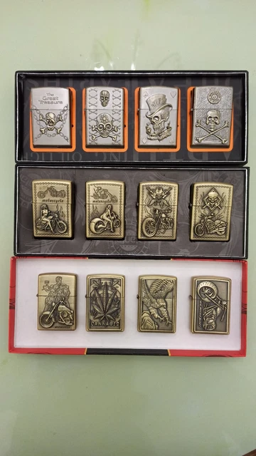 Accendino Benzina Tipo Zippo La Catrina Silver
