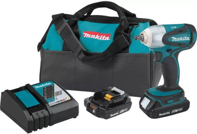 MAKITA XWT06RB 18V LXT Li-Ion Compact Cordless 3/8-Inch Impact Wrench Kit