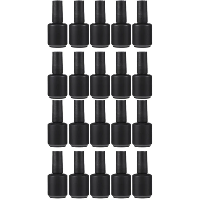 20 Pcs Nagellackspender Leere Nagellackflasche Nagelhautöl Glas