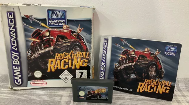 Nintendo Gameboy Advance Rock N Roll Racing