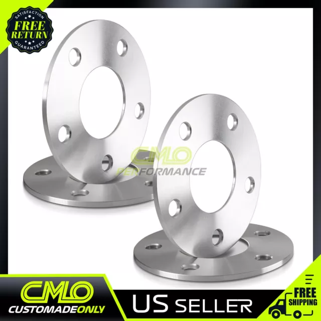 4) 5mm Wheel Spacers 5x108 Fits Escape Fusion Focus Bronco Sport MKZ F-Type CMAX