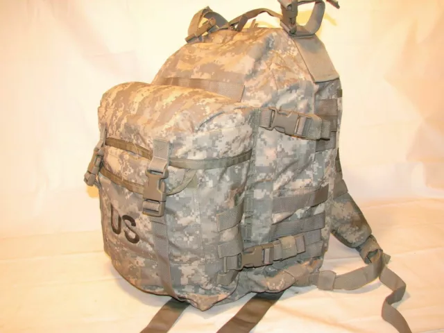 US ARMY ACU ASSAULT PACK 3 DAY MOLLE II BACKPACK  Made in USA with Stiffiner