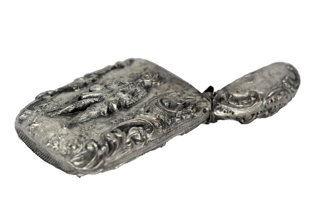 PY76 PYROGÈNE ART nouveau, métal argenté (?) boite allumettes match box argent EUR 15,00 - PicClick FR