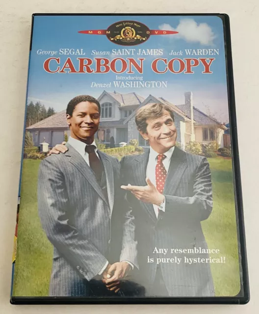 CARBON COPY George Segal (The Goldbergs) DENZEL WASHINGTON's FIRST FILM!  DVD