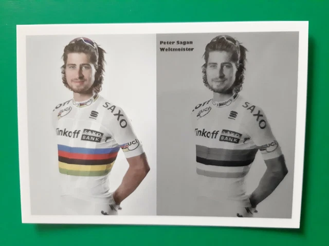 Autographe Original Du Coureur Cycliste Peter Sagan - Cyclisme