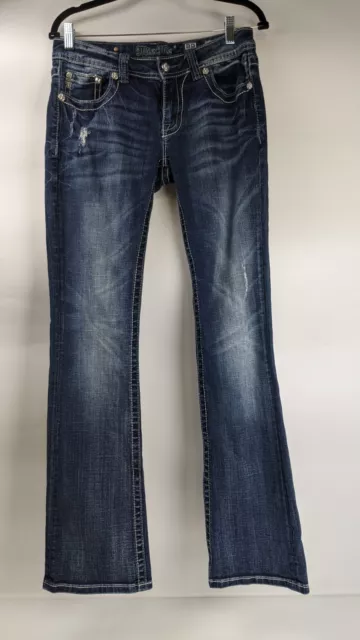 Miss Me Jeans Vintage Y2K JW5604B Bootcut Embellished Size 29 Dark Wash