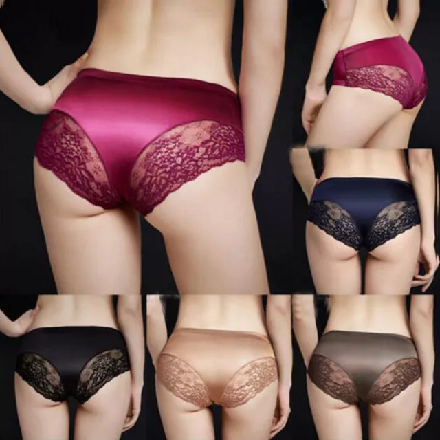 SEXY WOMENS PANTIES Lingerie Satin Underwear Briefs Knickers G-string  Lingerie £2.95 - PicClick UK