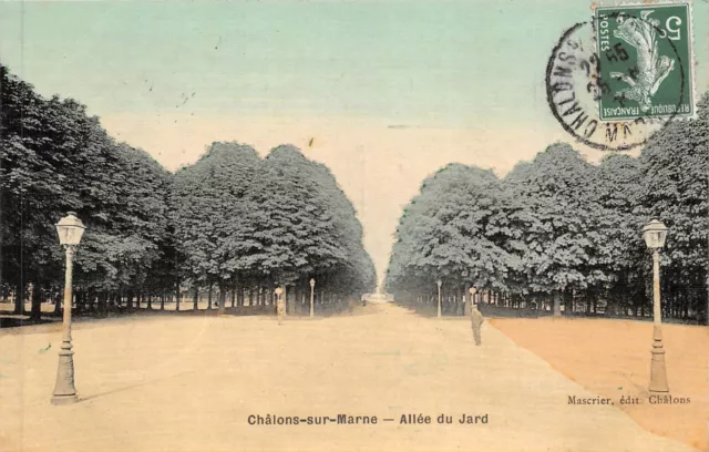 CPA-Châlons-sur-Marne allée du Jard (124001)