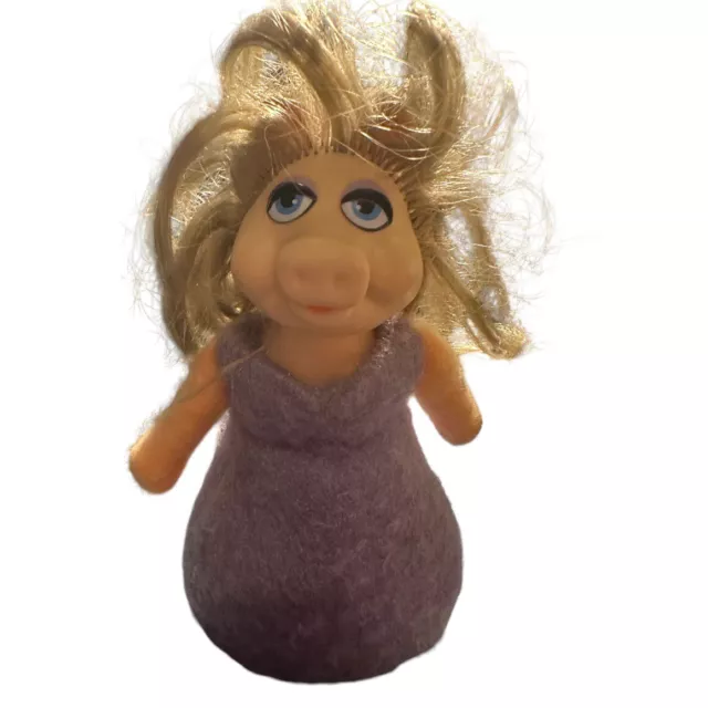 Vintage 1979 Fisher Price Miss Piggy Plush Doll Jim Henson Muppet Bean Bag Doll