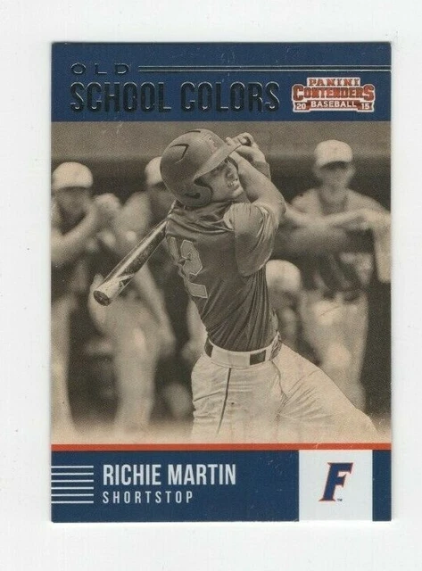2015 Panini Contenders Old School Colors Richie Martin Florida #13