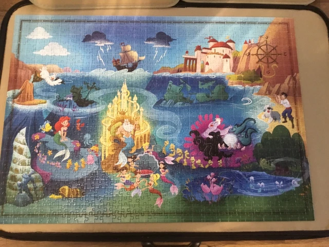 CLEMENTONI DISNEY MAPS ""La Sirenetta"" 1000 Pezzi Puzzle A1 Cond ...