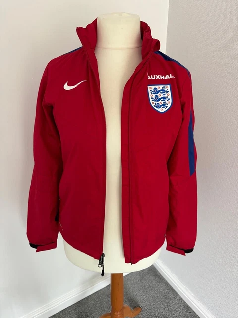 ENGLAND RED WINDRUNNER Jacket Mens Size Small Nike Rare Football Storm Fit 25.00 PicClick UK