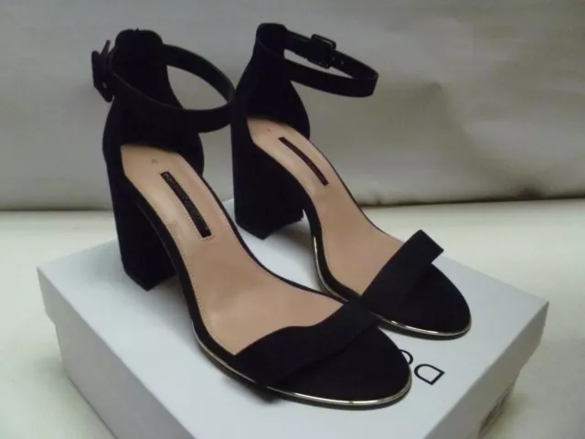 Dorothy Perkins Sienna Black Heels Black Heeled Sandals Bnib Boxed New