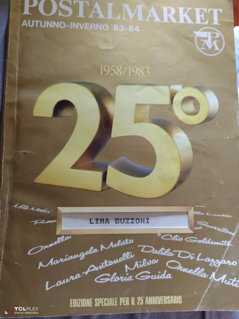 Catalogo Postalmarket 1958-1983 edizione speciale 25° Autunno-Inverno '83-84