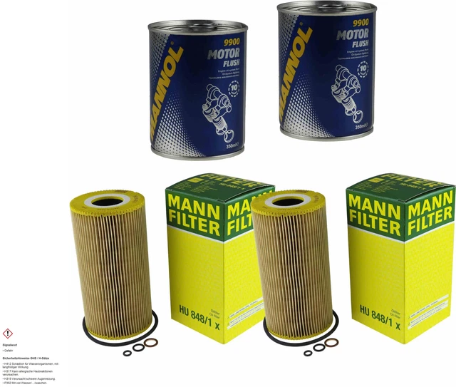 Filtre à Huile MANN-FILTER HU 718/5 X – Qualité Premium, Pour Voitures Et Utilitaires, Dimensions 115x64x31 Mm