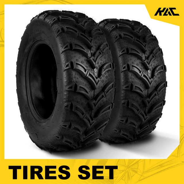 2PCS New ATV UTV Lawn Mower Go Kart Tires AT 25x8-12 25x8x12 6PRAll Terrain KAC