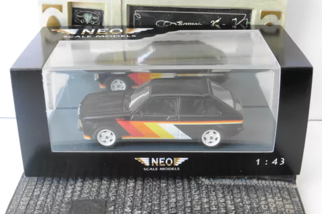 Opel Kadett C City 1978 Irmscher Black Neo 43069 1/43 Schwarz Noire Resin