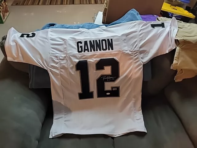 Rich Gannon Signed Raiders Custom Jersey