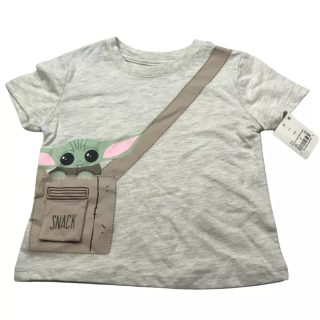 Mad Engine Star Wars Boy's Short Sleeve Pullover Shirt 12 Month Gray New
