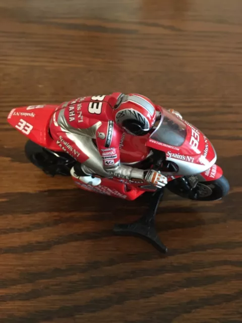 Scalextric Moto Gp C6017 Marco Melandri Yamaha Motorbike Near Mint Unboxed