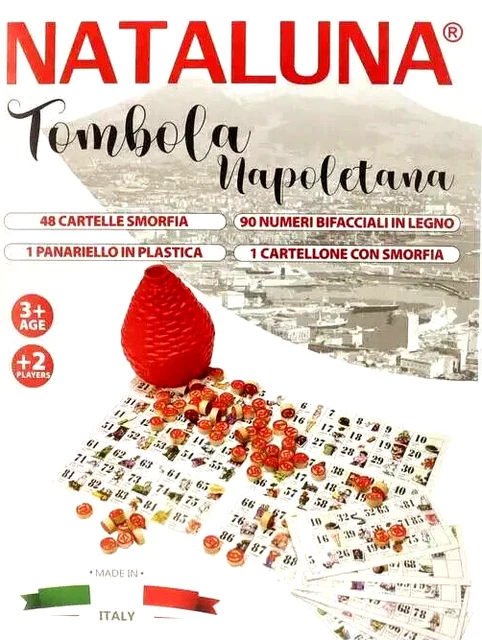 Tombola Napoletana Due ESSE 48 Cartelle E Cartellone - Con Carte Modiano In Omaggio