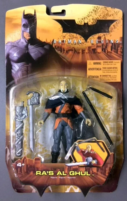 Batman Begins Action Figs RA'S AL GHUL (Black cape variant) - Mattel 2005
