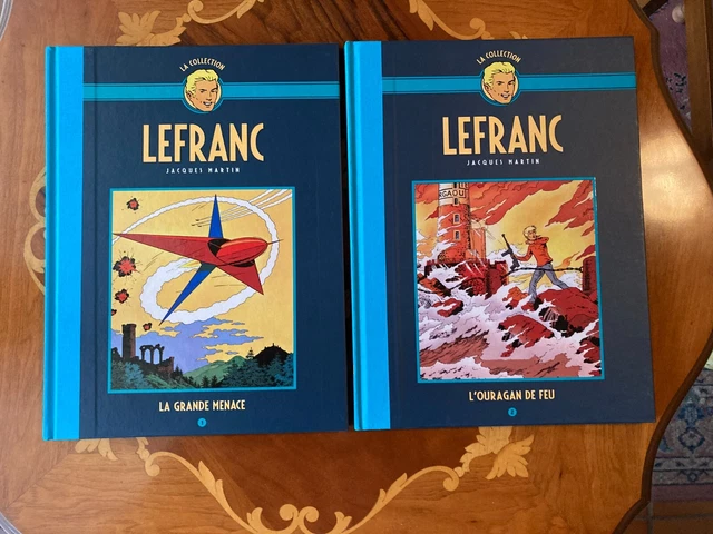 Lefranc/J.Martin - La Grande Menace + L'Ouragan de Feu - Coll Hachette