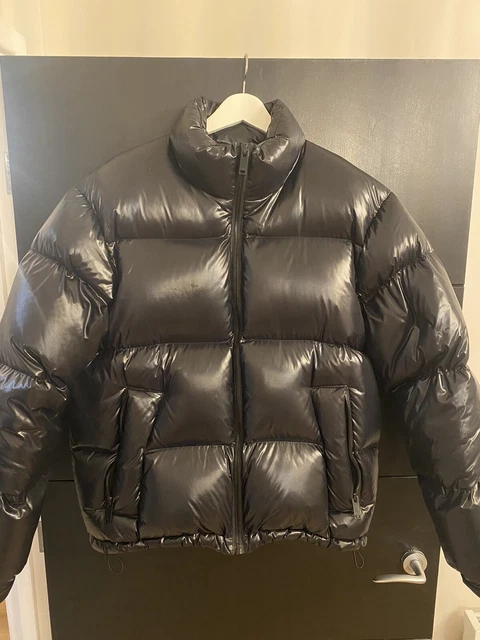 Sandro Black Shiny Puffer