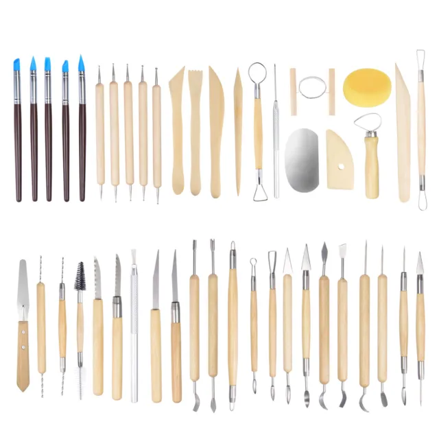 Pottery Tools and Polymer Clay Tools Set for Modeling Sculpting Carving  Tool Kit