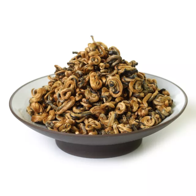 GOARTEA Nonpareil Supreme Yunnan Black Tea Fengqing Dian Hong Snail Golden Buds