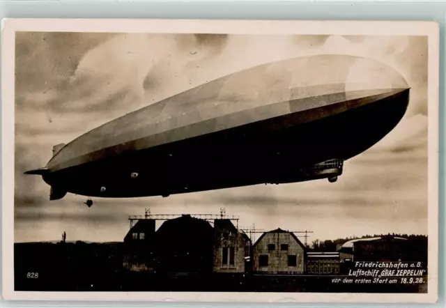 13428109 - 7990 Friedrichshafen Graf Zeppelin vor dem ersten Start 1928 +