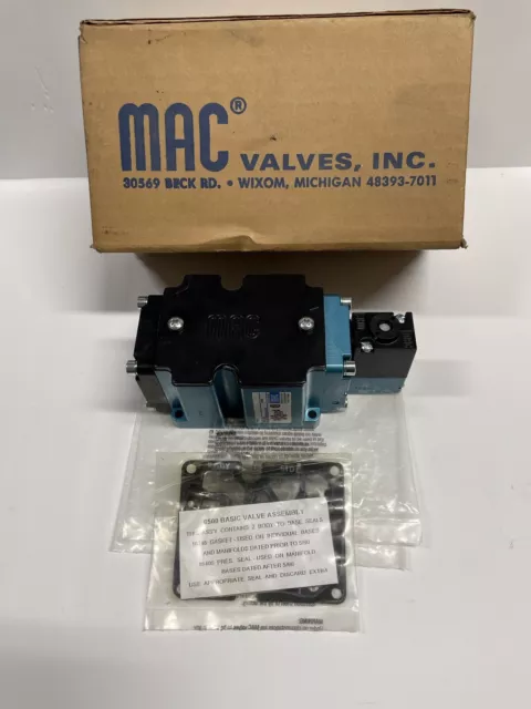MAC Valves Inc. 6511B-000-PM-611DA Directional Valve PME-611DABE 24VDC NEW!!