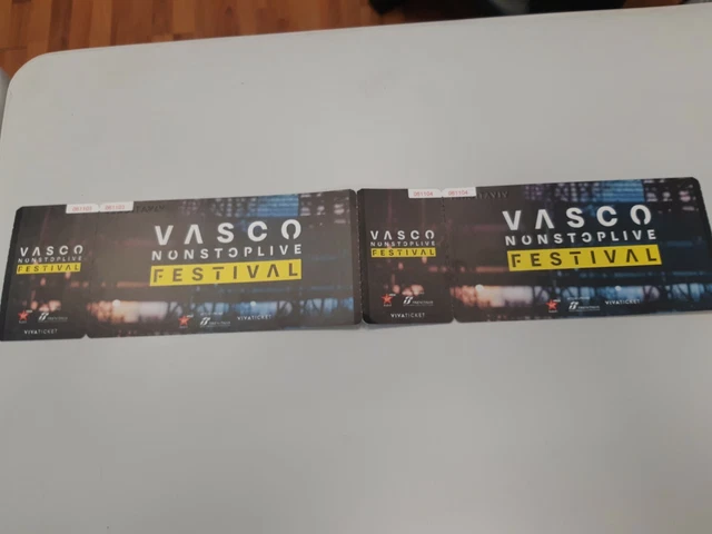 Vendo 2 biglietti concerto VASCO ROSSI del 12 Giugno 2022 Roma Circo Massimo