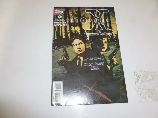 THE X-FILES Comic - Vol 1 - No 0 - Date 1996 - Pilot Episode - Topps Comic