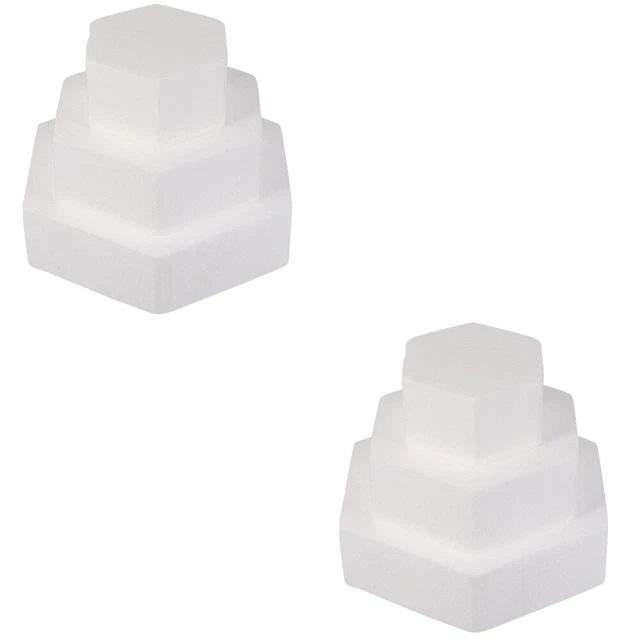 2x Torte Modellazione Ornamento Schiuma Forme per Torte Schiumini