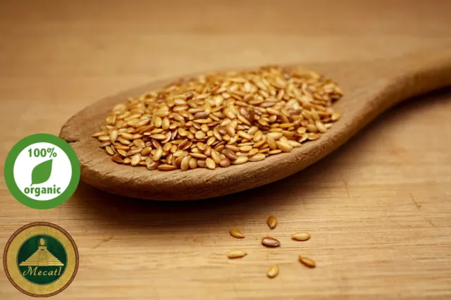 Australian Flax Golden Linseeds / Flax Seeds 100% Organic Flaxseeds Superfood