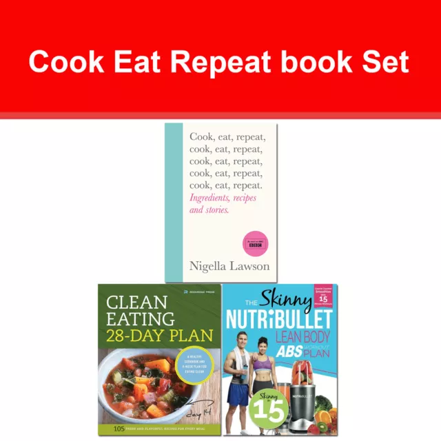 Cook Eat Repeat, Clean Eating 28-Day Plan, Skinny NUTRiBULLET |Variation listing