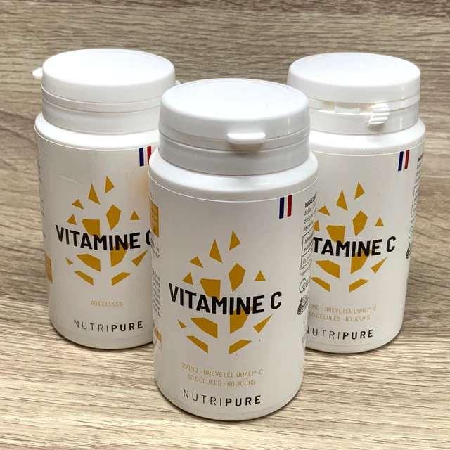 Complément Alimentaire Gloryfeel Vitamine C + Zinc - Lot De 2 X 180 Gélules, Pour Le Système Immunitaire Et La Fatigue