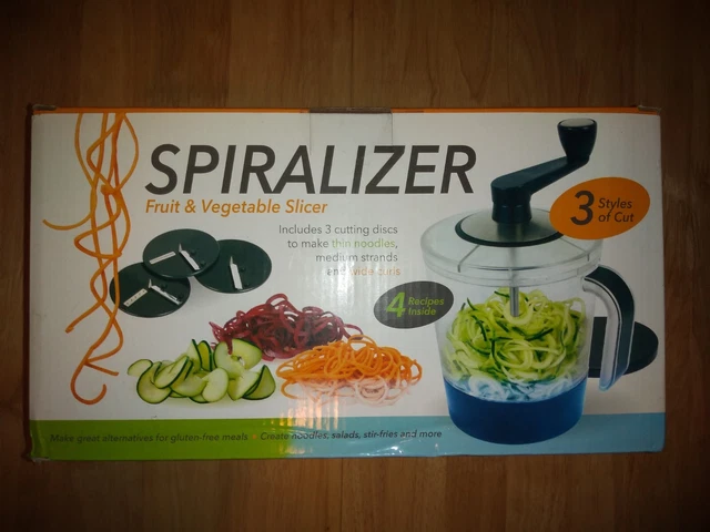 TJM Spiralizzatore - Affettatrice manuale manuale per frutta e verdura *nuova*