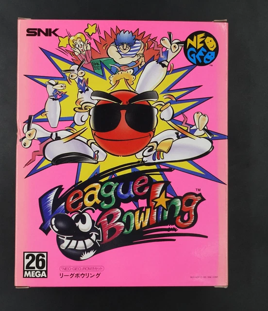 LEAGUE BOWLING - neo geo AES JAPAN console NTSC J cardboard carton EUR