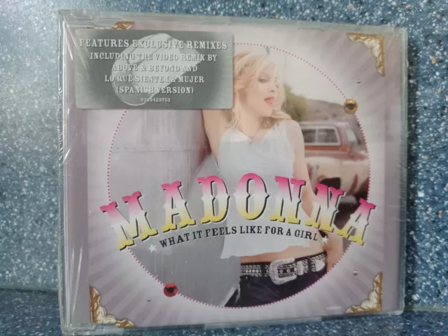 Madonna What It Feels Like For A Girl Australia Cd Maxi Single Sealed Remixes