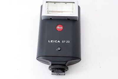 [Casi como nuevo] Flash de montaje de zapato Leica SF20 negro para M6 TTL M7 R8 de JAPÓN #721