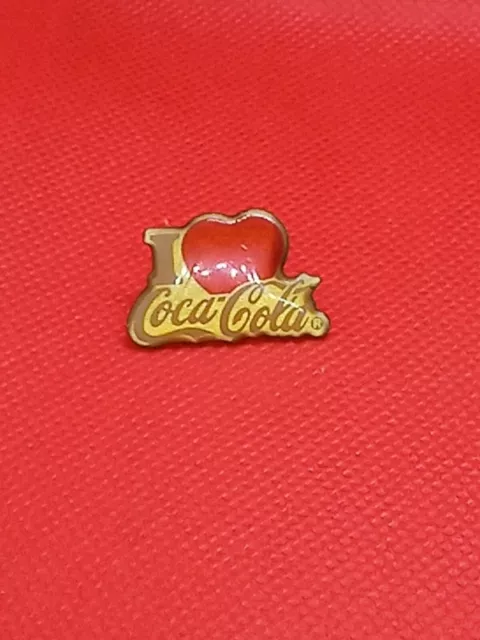 Pins Pin's Lapel Pin Badge Collection Vintage Boisson Logo Coca-Cola I Love You