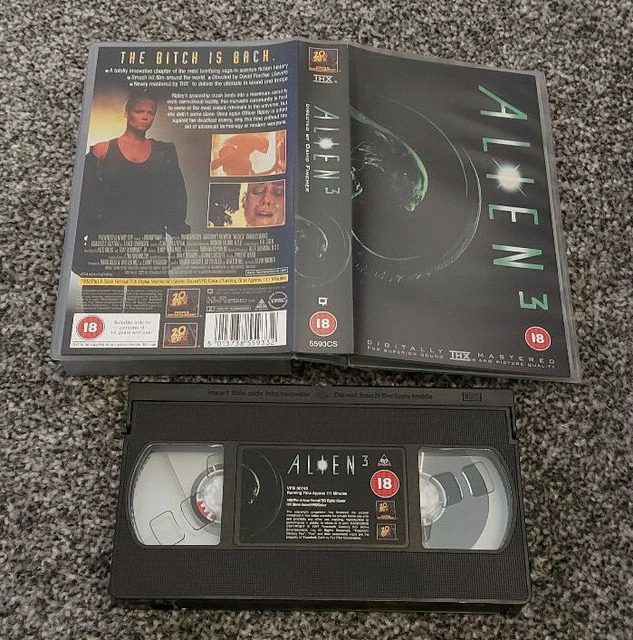 ALIEN 3 SIGOURNEY Weaver 20Th Century Fox Pal Vhs Video £3.00 - PicClick UK