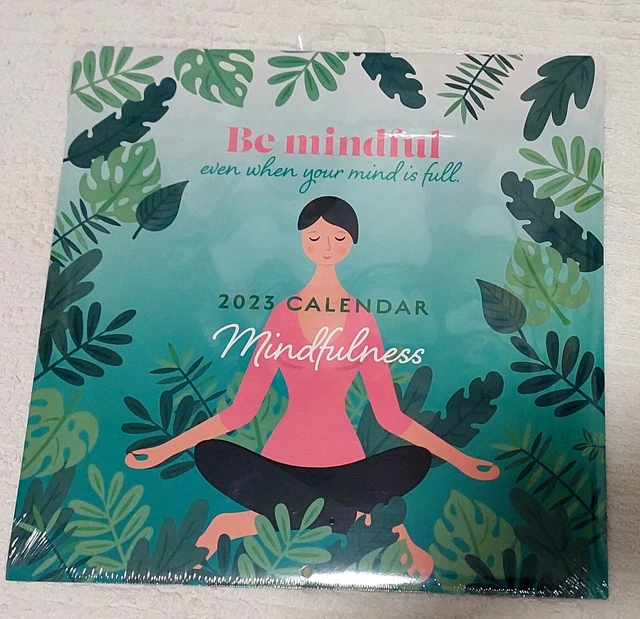 MINDFULNESS 2023 INSPIRATIONAL quotes calendar, New £4.90 - PicClick UK