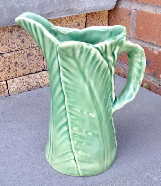 Bordallo Pinheiro 8" Banana Leaf Pitcher Made in Portugal