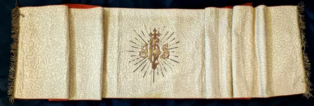 Antikes Segensvelum Velum Schultervelum Ihs Liturgie Kirche Altar Messe 2