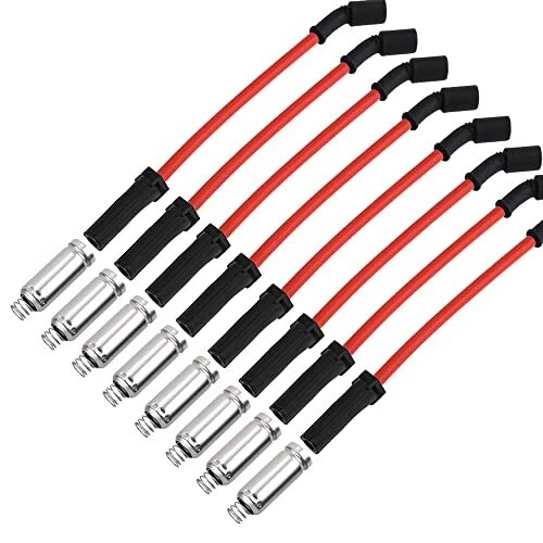 10.2 MM Racing Spark Plug Wires Compatible with LS4 LS2 LS7 LQ9 Escalade Camaro