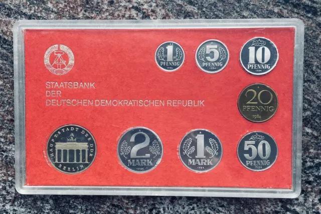 KMS DDR, 1984, PP, polierte Platte, sehr selten