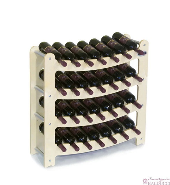 VidaXL Portabottiglie Per 12 Bottiglie In PP Impilabile - Foto 5